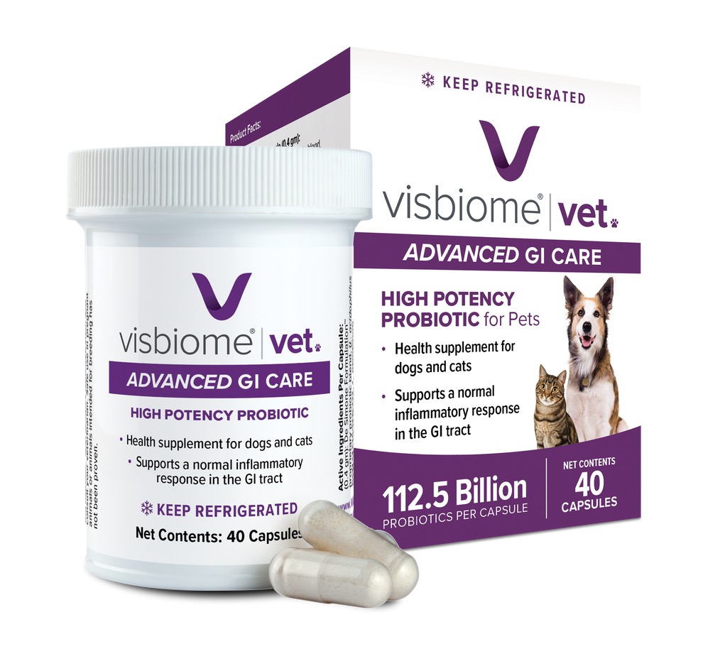 Dog probiotic supplement undergoing stability testing