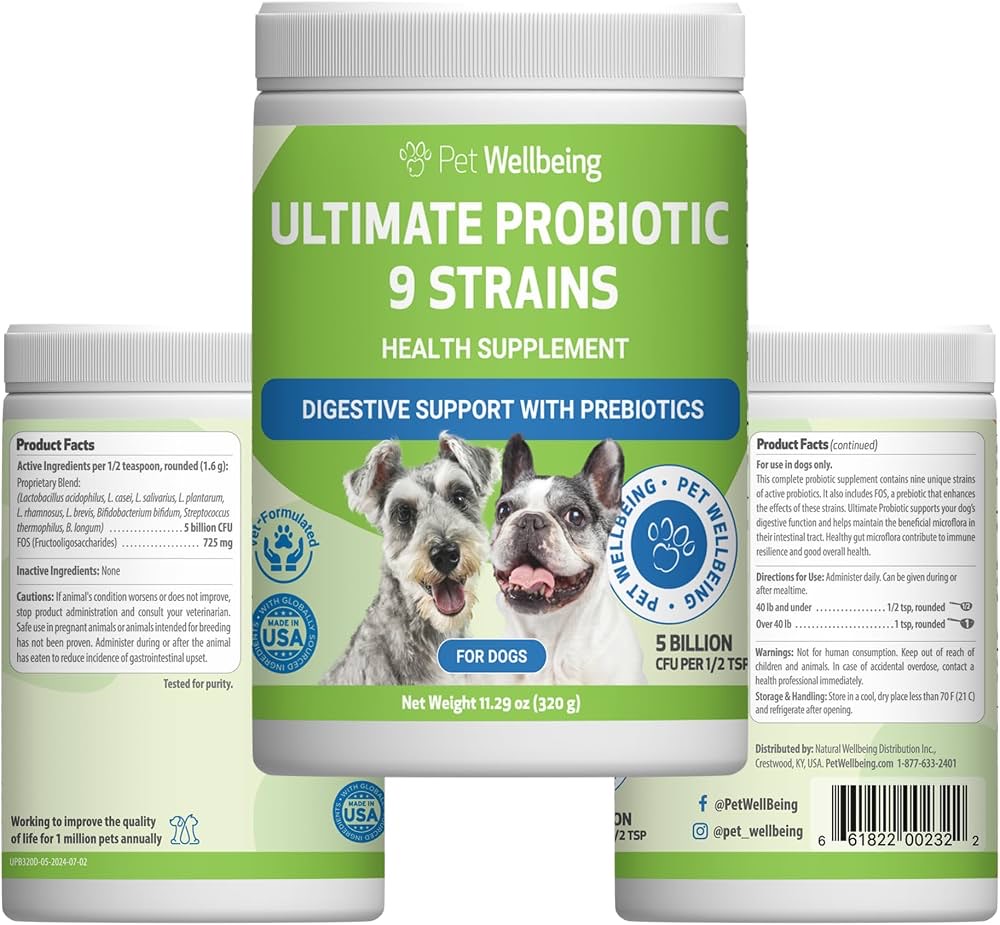 Three mid range dog probiotic supplements compared