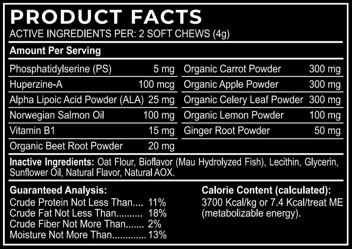 ingredients - Senior Dog Supplement Guide: What Our Testing Revealed