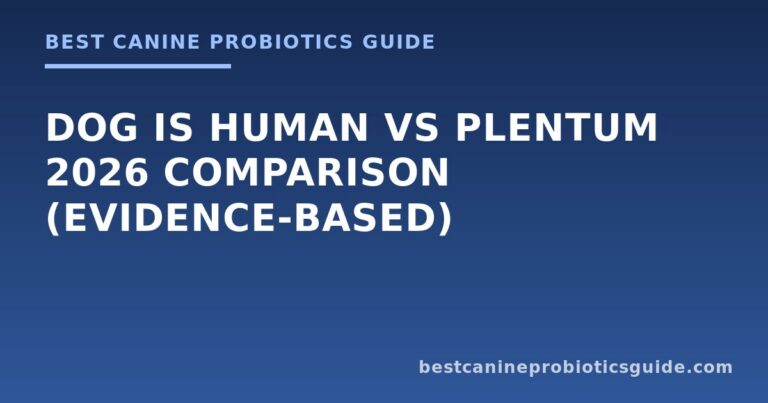 Dog Is Human vs Plentum 2026 Comparison (Evidence-Based)