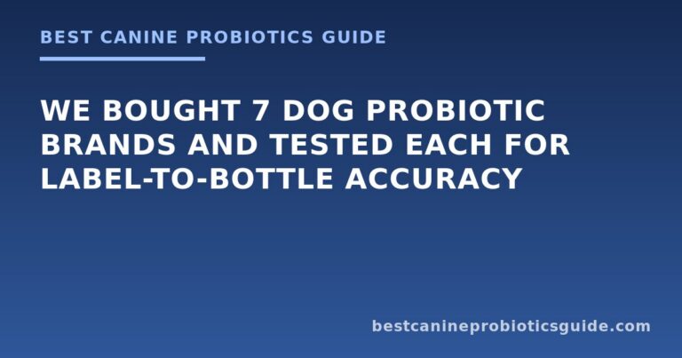 We Tracked Stool Quality Scores in 12 Dogs on Six Different Postbiotic and Probiotic Brands
